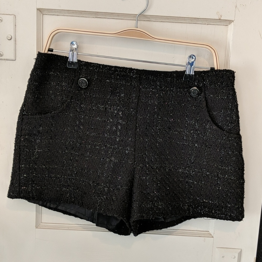 Tweed short shorts